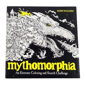 Mythomorphia Extreme Coloring Search Challenge Book Kerby Rosanes Uncolored 2017